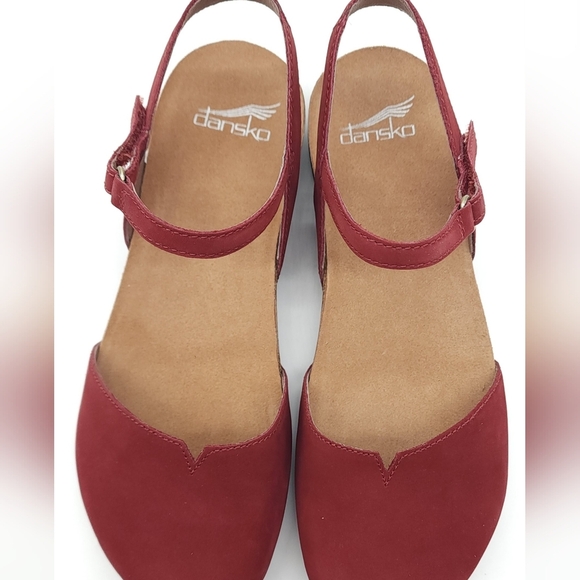 Dansko Rowan Women's Casual Slingback Cinnabar Milled Nubuck Sandals Size 8.5-9 - Picture 8 of 10
